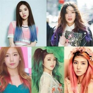Model Rambut Ombre Selebriti Korea