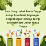 Daur Ulang Limbah Menjadi Energi Hijau