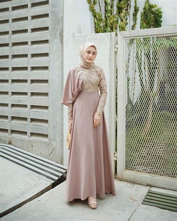 Fashion Gaun Pastel Warna Lembut