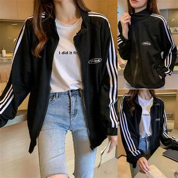 Model Jaket Sporty Korea