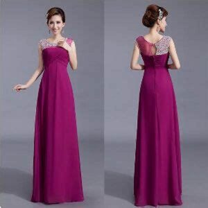 Busana Sifon Pesta Malam Mewah