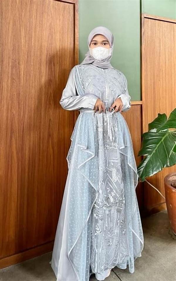 Desain Gaun Sifon Mutakhir 2023