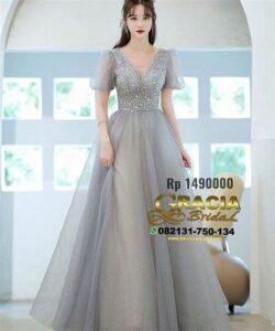 Gaun Malam Formal Mewah Modern