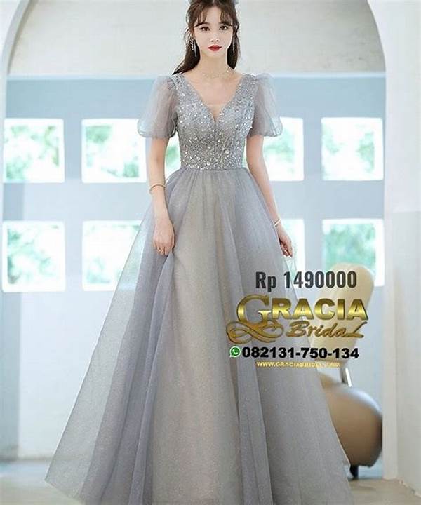 Gaun Malam Formal Mewah Modern