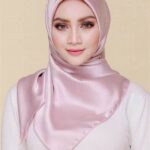 Jilbab Satin Mewah Elegan