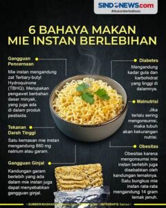 Kebiasaan Makan Mi Instan Berbahaya