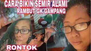 Cara Alami Membuat Rambut Bersinar