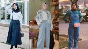 Denim Hijab Tahun 90an