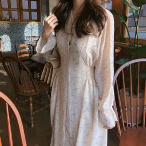 Dress Sifon Elegan Warna Pastel