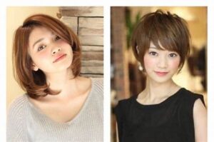 Gaya Rambut Layering Wajah Bulat
