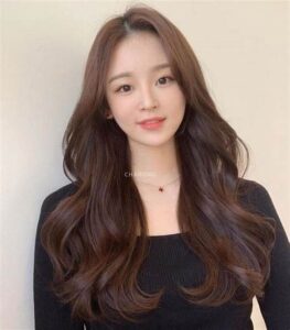 Ide Styling Rambut Panjang Wanita Korea