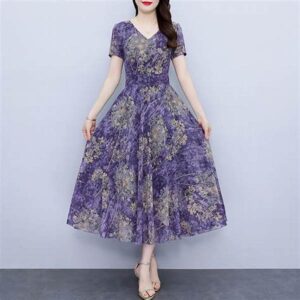 Koleksi Terbaru Gaun Sifon Wanita