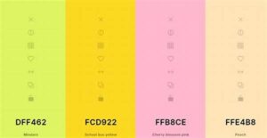 Kombinasi Warna Pastel Musim Semi