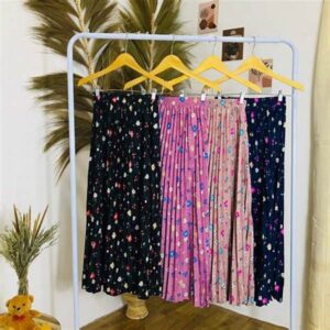 Rok Plisket Motif Elegan