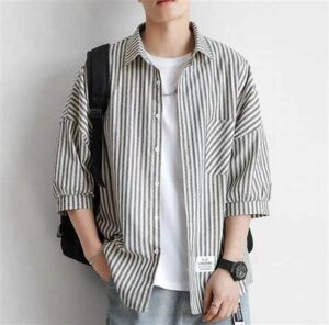 Style Korea Pria Kemeja