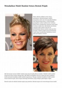 Tips Penataan Rambut Wajah Bulat
