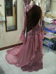 Desain Gaun Sifon Untuk Pesta