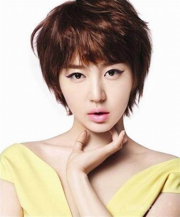 Gaya Rambut Pixie Korea Terkini