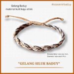 Gelang Kulit Dengan Sentuhan Etnik