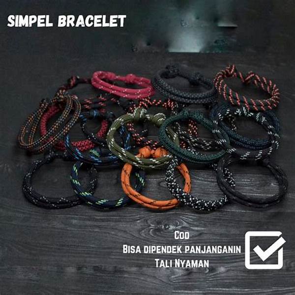 Gelang Pria Warna Cerah
