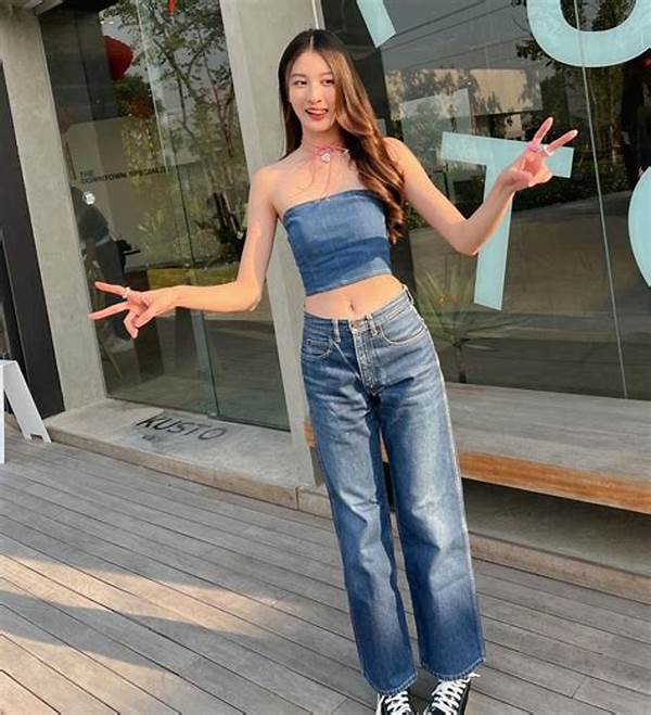 Inspirasi Gaya Denim Timeless Chic
