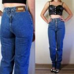Jeans Model High-waisted 80-an