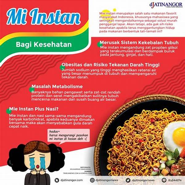 Kesehatan Terganggu Akibat Mi Instan