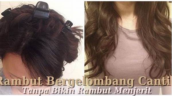 Solusi Rambut Bergelombang Tanpa Alat Pemanas