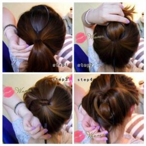 Teknik Menata Rambut Panjang Korea.