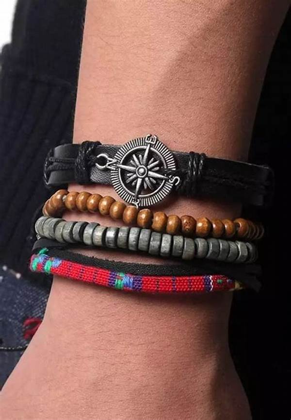 Aksesoris Pria Gelang Warna Cerah