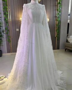 Gaun Sifon Mewah Pernikahan