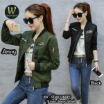 “jaket Bomber Wanita Untuk Santai”