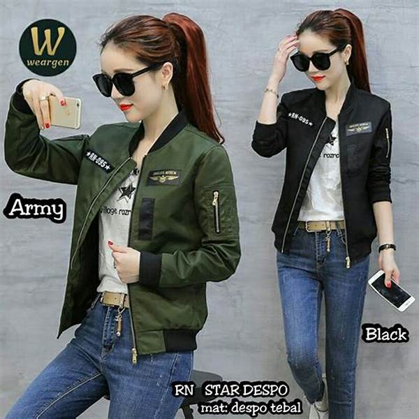 “jaket Bomber Wanita Untuk Santai”