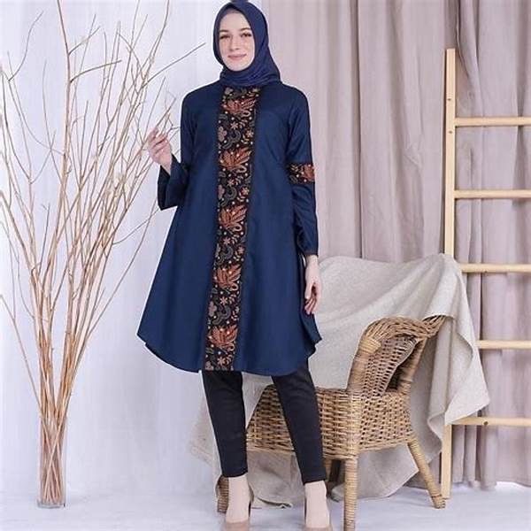 Kombinasi Batik Elegan Dan Jeans