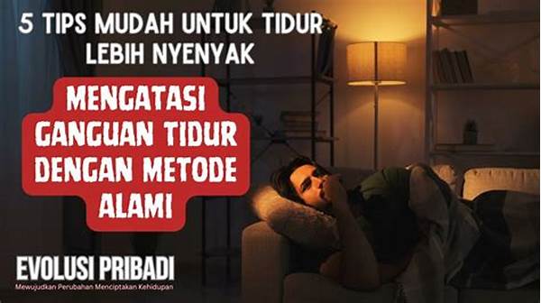 Metode Alami Untuk Tidur Nyenyak