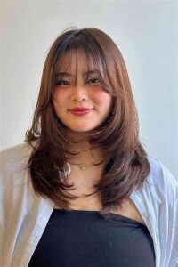 Rambut Panjang Layer Untuk Bentuk Wajah Bulat