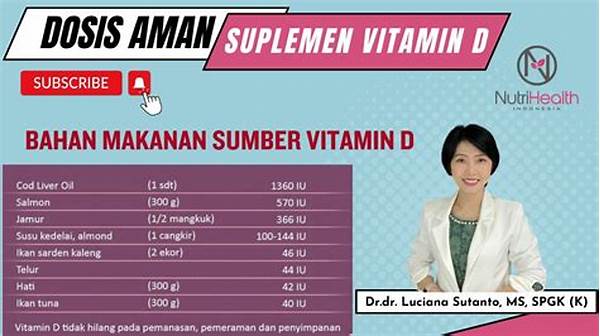 Dosis Aman Suplemen Vitamin D