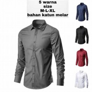Kemeja Formal Pria Lengan Panjang