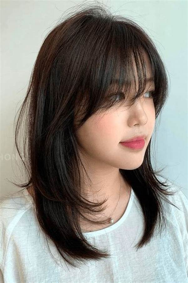 Potongan Poni Pendek Korea