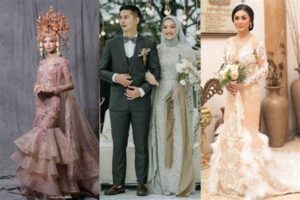 Gaun Pastel Elegan Untuk Pernikahan