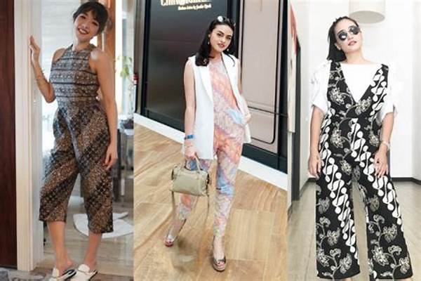 Gaya Kasual Batik Terkini