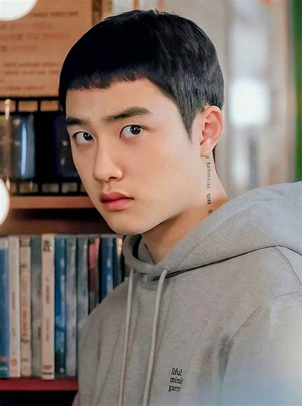 Model Rambut Korea Pria Berponi