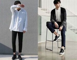 “outfit Monokrom Pria Korea”
