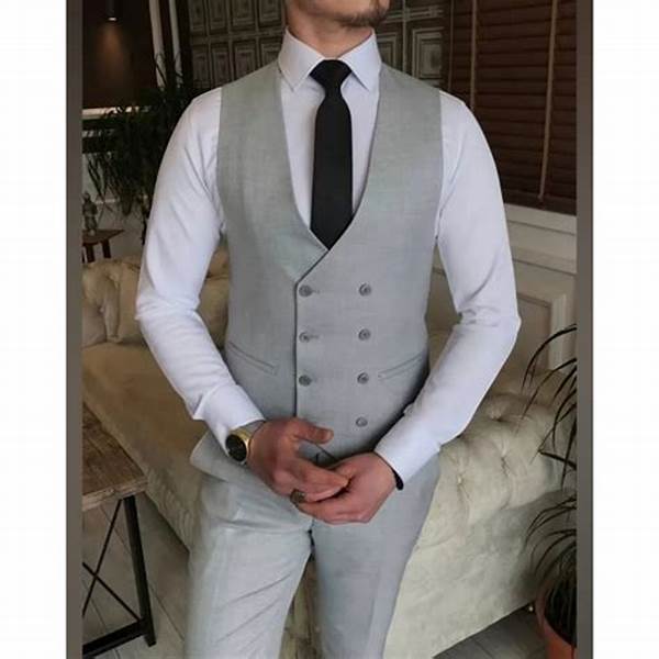 Pakaian Formal Vest Pria Mewah