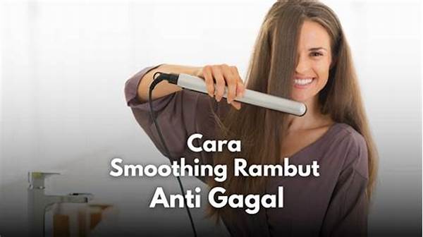 Teknik Smoothing Rambut Di Rumah