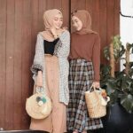 Gaya Baju Muslim Retro