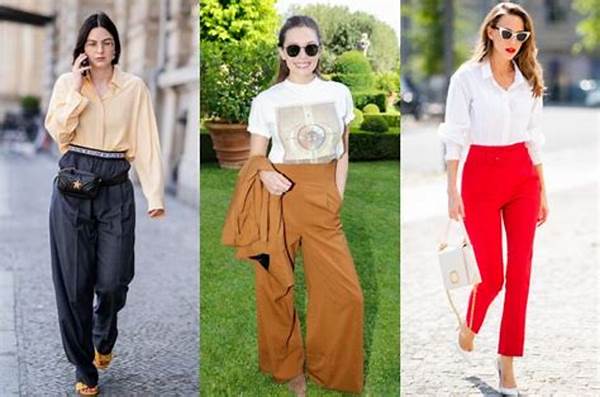 Celana High-waisted Mode Klasik