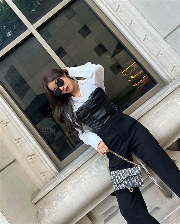“monokrom Outfit Chic Stylish”
