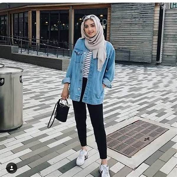Ide Outfit Kasual Jaket Denim Wanita
