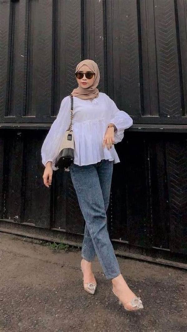 Gaya Casual Sifon Sehari-hari